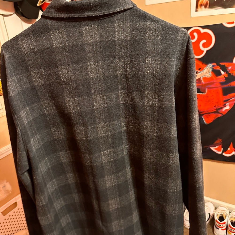 Grey and Black Flannel